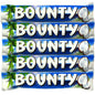 5 x BOUNTY COCONUT CHOCOLATE BARS 57g 2oz