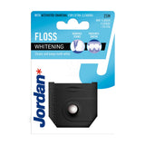 3 x JORDAN Whitening Dental Floss With Charcoal Removes Stains Prevents Tartar