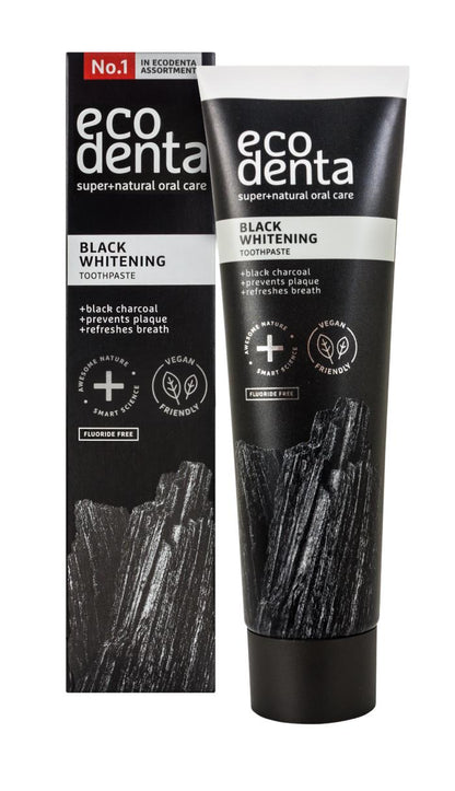 3  ECODENTA Super Natural Organic Black Whitening Charcoal & Teavigo Toothpaste