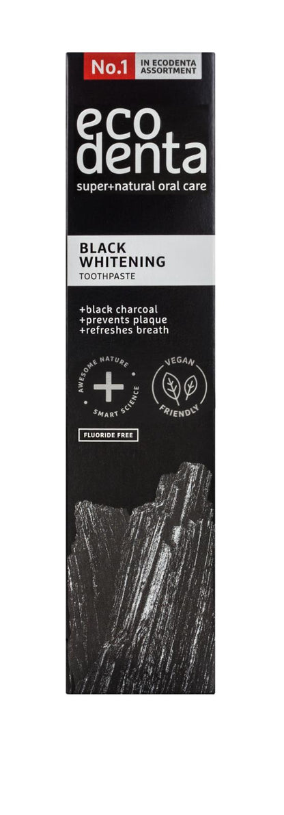 3  ECODENTA Super Natural Organic Black Whitening Charcoal & Teavigo Toothpaste