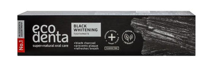 3  ECODENTA Super Natural Organic Black Whitening Charcoal & Teavigo Toothpaste