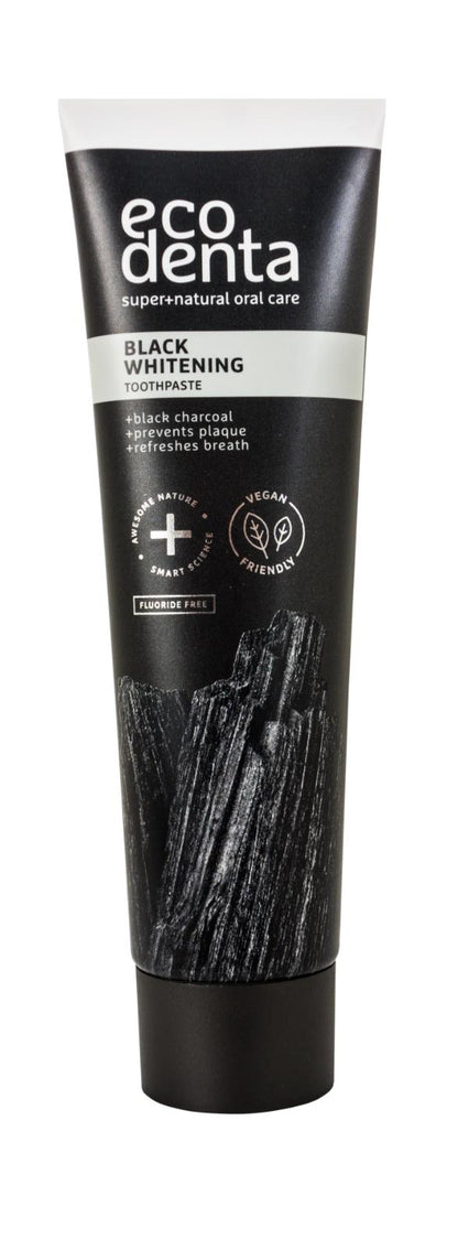3  ECODENTA Super Natural Organic Black Whitening Charcoal & Teavigo Toothpaste