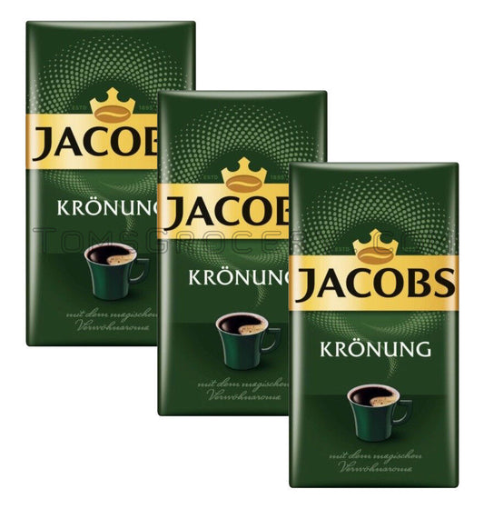 3 x JACOBS Kronung Ground Coffee 250g 8.8oz