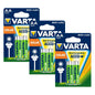 6 x VARTA SOLAR Accu AA Rechargeable Batteries 800 mAh HR6 56736 1.2V