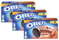 3 OREO CHOCO BROWNIE Flavor Sandwich Cookies Bisquits Snacks 176g 6.2oz