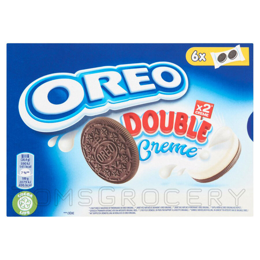OREO Double Cream Sandwich Cookies 170g 6oz