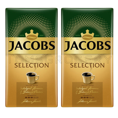 2 x JACOBS SELECTION German Ground Coffee 500g 18oz