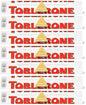 7 TOBLERONE WHITE Chocolate Bars with Honey & Almond Nougat 100g 3.5oz