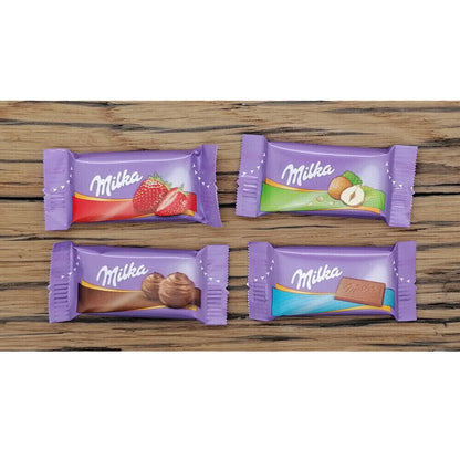 2 MILKA SINGLES Chocolate Candy Assorted Mix Mini Chocolate Bars 138g 4.9oz