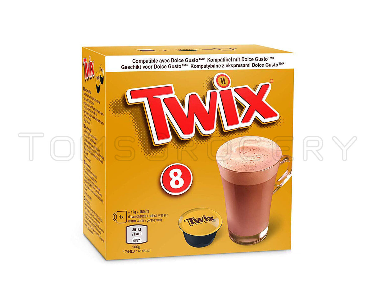 TWIX Instant Cocoa Nescafe Dolce Gusto Capsules