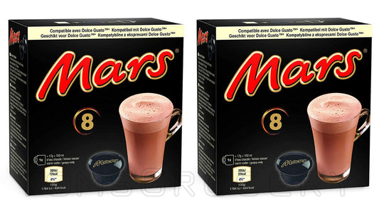 2 x MARS Chocolate Drink Nescafe Dolce Gusto Machine Compatible Capsules