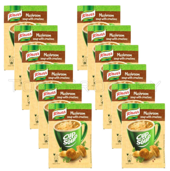 12 KNORR Instant Boletus Soup With Croutons Forest Mushroom