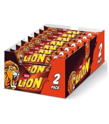 28 x NESTLE LION 2PACK Crisp & Creamy Chocolate Bars European Candy Snacks Sweet