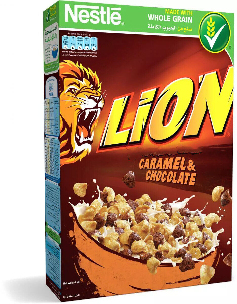 3 Nestle Lion Cini Minis & Cookie Crisp Breakfast Cereals Variety Mix