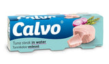5 CALVO Tuna Steak in Water 240g 8.5oz (15 tins)