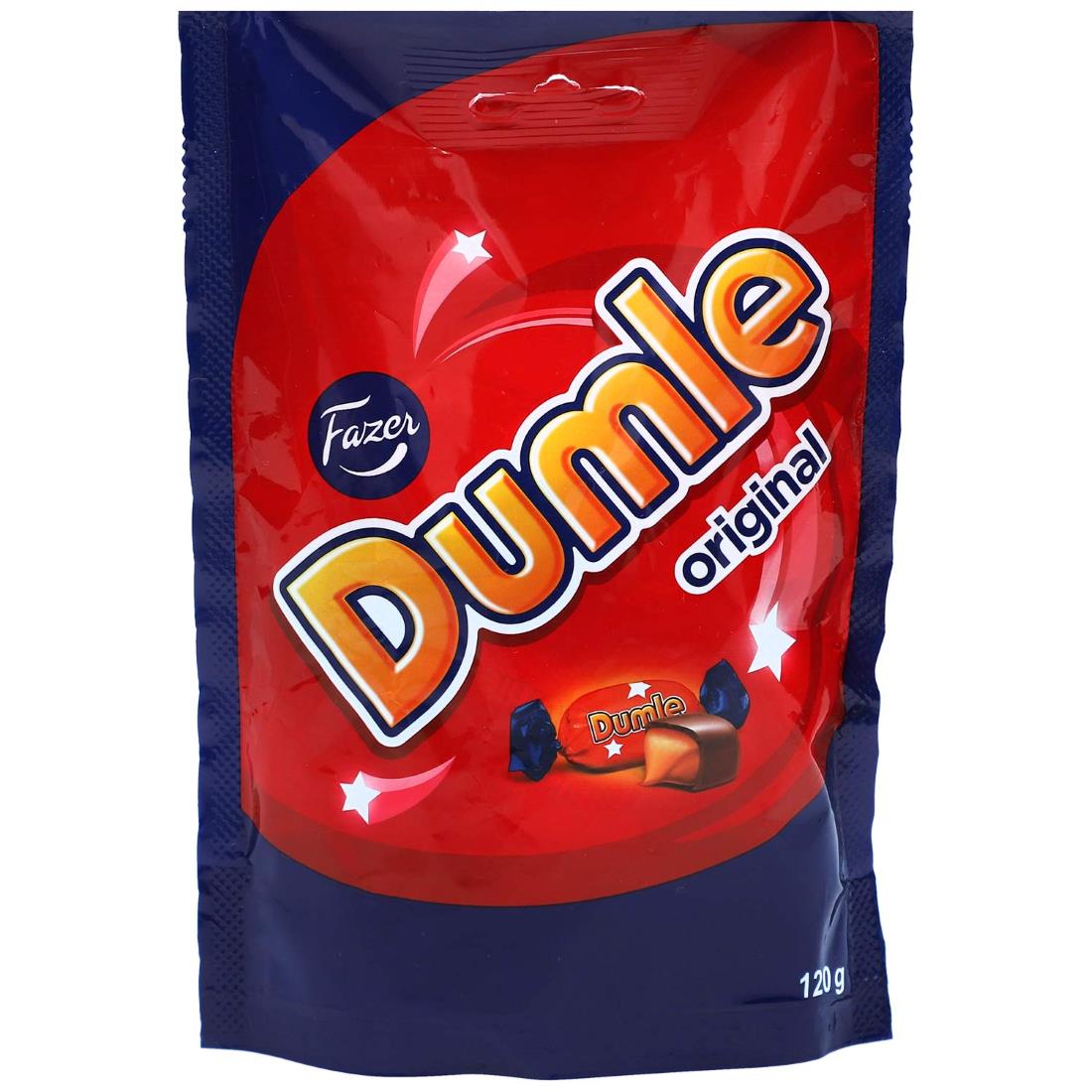 10 FAZER DUMLE Soft Chewy Toffee and Smooth Chocolate Candies Sweets 120g 4.2oz