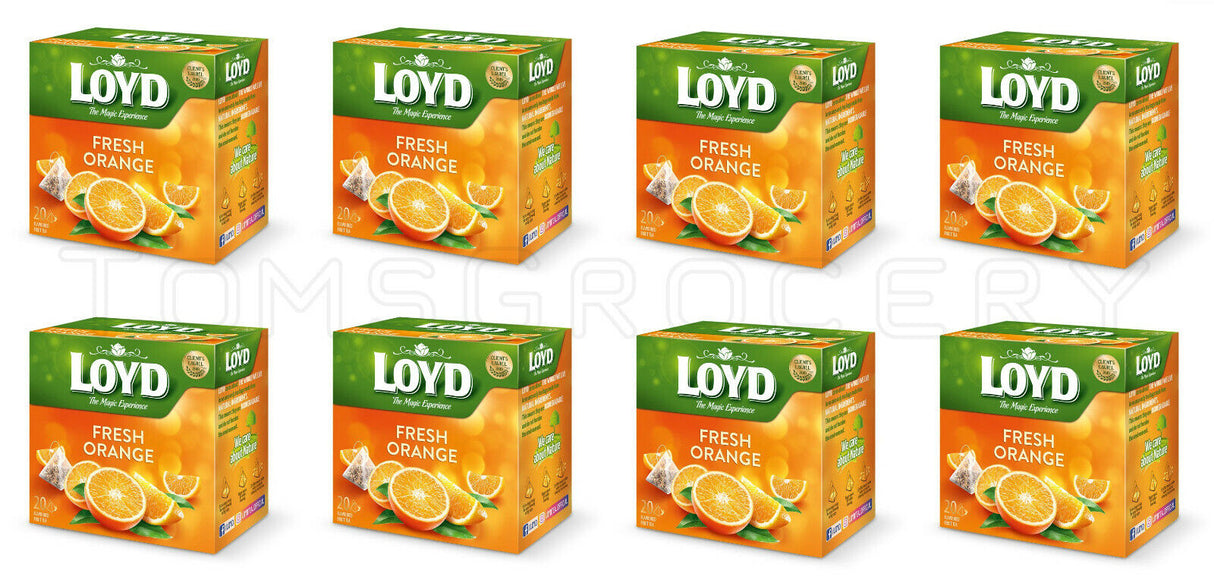 LOYD ORANGE Flavor Fruit Tea 8 x 40g 1.4oz