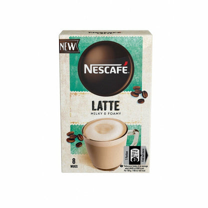 NESCAFE LATTE Instant Coffee Drink 8 Mugs Box 120g 4.2oz