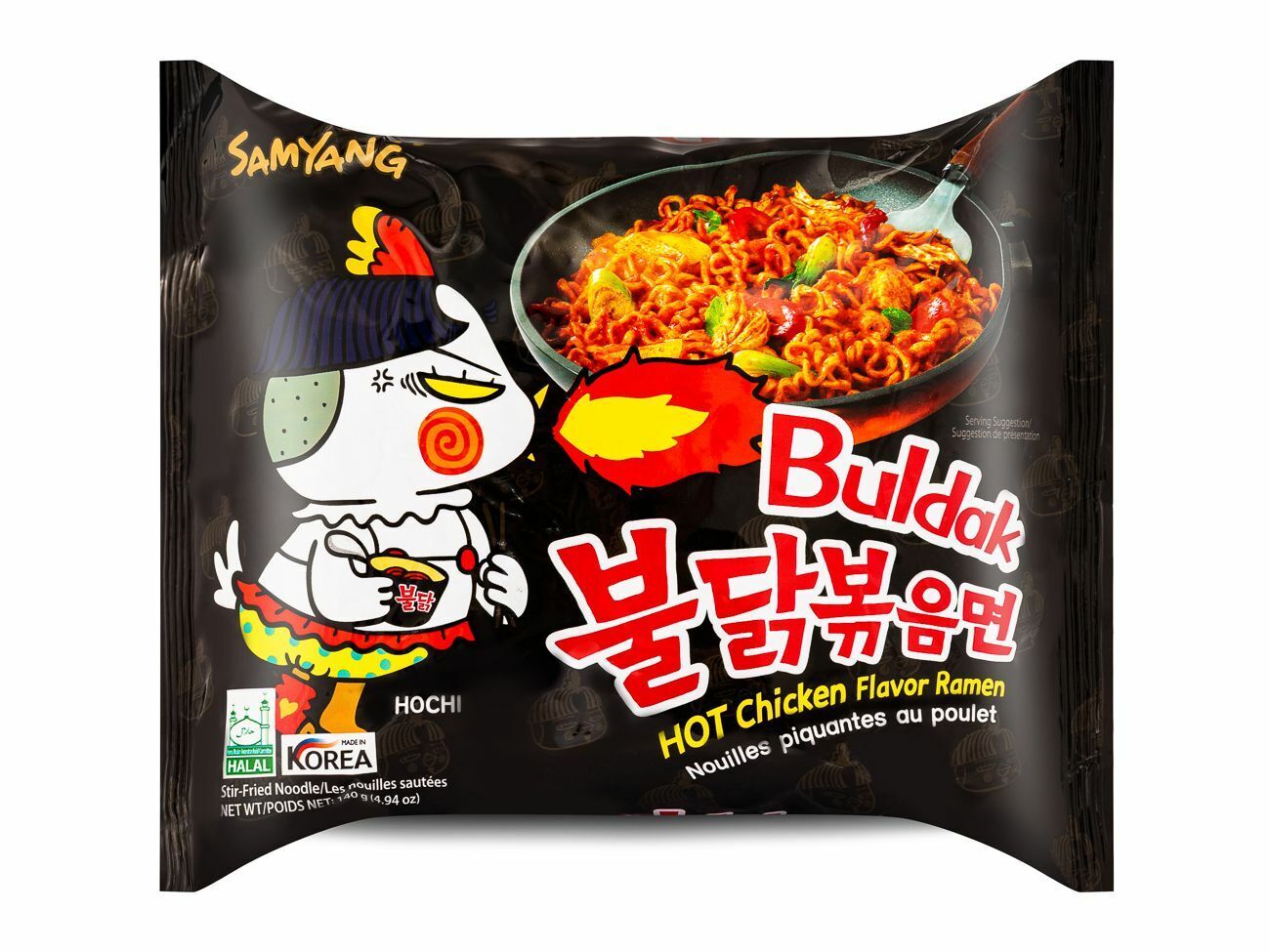 3 Korean Samyang Buldak Hot Chicken Flavor Ramen Instant Noodle Soup 140g