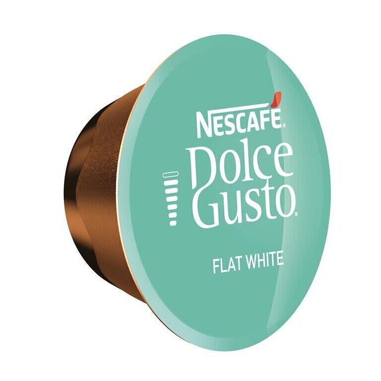 NESCAFE FLAT WHITE Dolce Gusto Instant Coffee Capsules Box