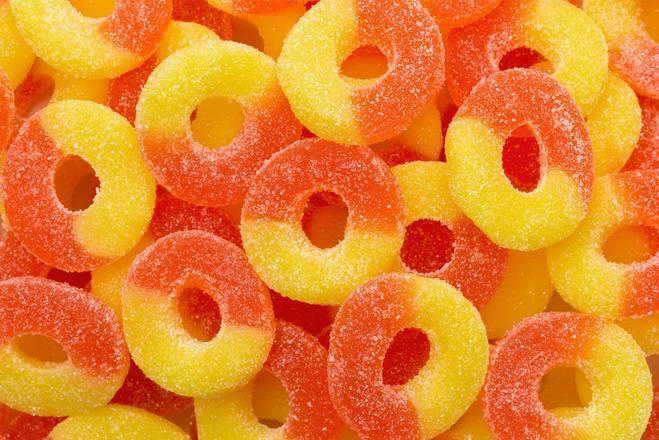 PEACH LOOPS RINGS RETRO GUMMY CANDY PARTY BAG FILLER TREATS NOVELTY 900g 32oz