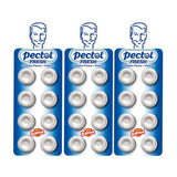 PECTOL Fresh Eucalyptus Flavor Candy Pastilles with Vitamin C FULL BOX 24 Packs