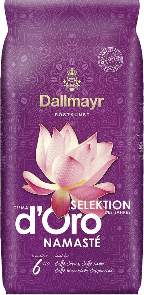 DALLMAYR NAMASTE Coffee Beans Selection of the Year Crema d'Oro Barista 1kg 35oz