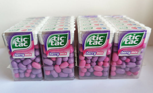 TIC TAC Berry Mix Pastilles Raspberry & Blueberry Flavors 24 pcs x 18g 0.64oz
