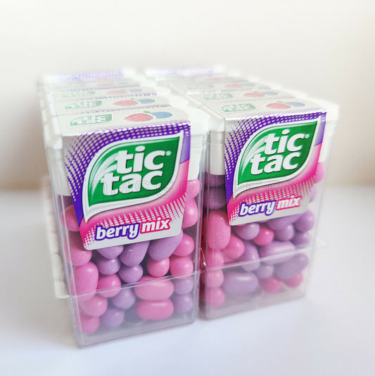 TIC TAC Berry Mix Pastilles Raspberry & Blueberry Flavors 12 pcs x 18g 0.64oz