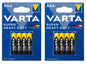8 x VARTA Super Heavy Duty AAA Batteries Ministilo Micro LR03 2003 R03 1.5V