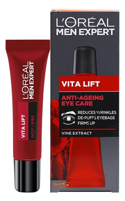 L'OREAL MEN EXPERT VITA LIFT Anti Ageing Firming Eye Cream 15ml