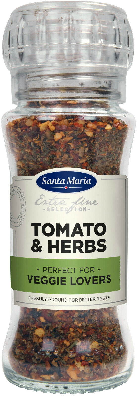 SANTA MARIA Tomato & Herbs Spice Grinder Vegetable Seasonings 69g 2.4oz