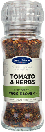 SANTA MARIA Tomato & Herbs Spice Grinder Vegetable Seasonings 69g 2.4oz