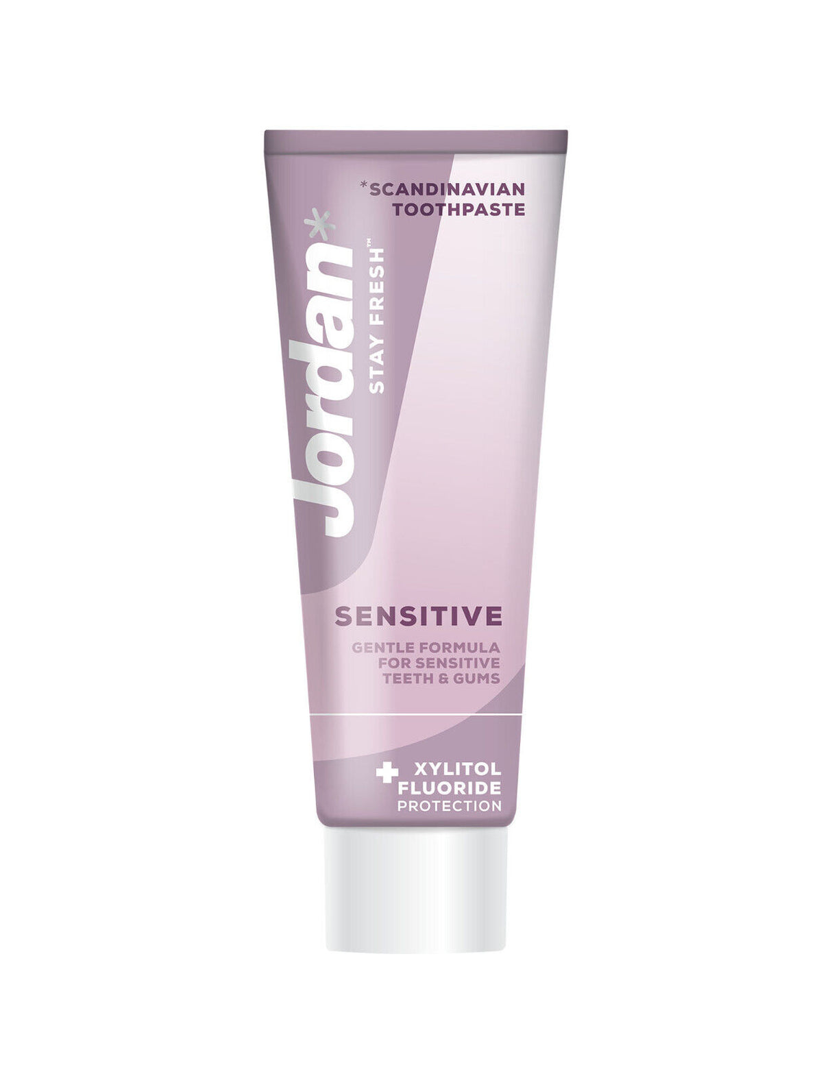 4 x JORDAN SENSITIVE Xylitol & Fluoride Gentle Daily Toothpaste 75ml