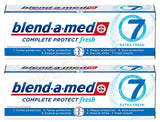 2 x BLEND-A-MED Complete Protect Extra Fresh 7 German Daily Toothpaste 75ml