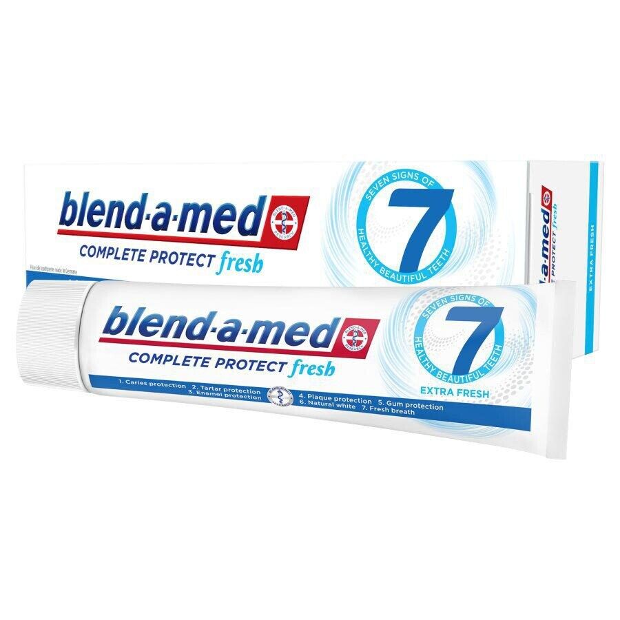 4 BLEND-A-MED Complete Protect Extra Fresh 7 German Daily Toothpaste 75ml