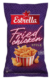 5 x ESTRELLA Fried Chicken Flavor Potato Chips 110g 3.9oz
