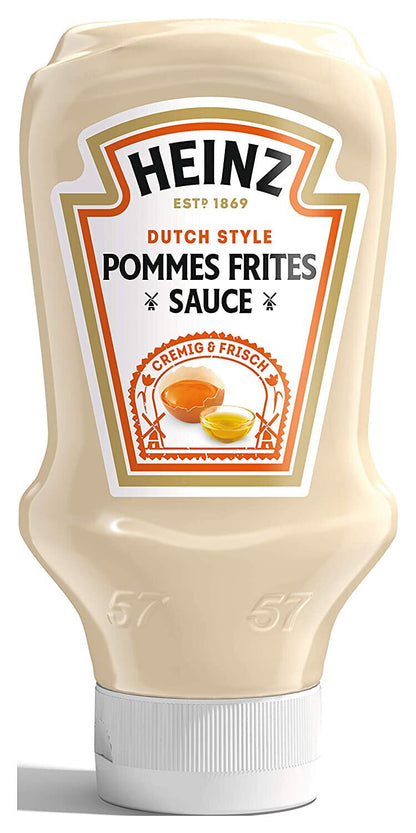 3 x HEINZ Pommes Frites Sauce Dutch Style French Fries Mayo 400ml 13.5fl. oz