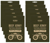 10 x Beef Jerky Tactical Original Made To Survive Army Snacks Ready To Eat