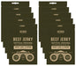 10 x Beef Jerky Tactical Original Made To Survive Army Snacks Ready To Eat