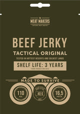 10 x Beef Jerky Tactical Original Made To Survive Army Snacks Ready To Eat