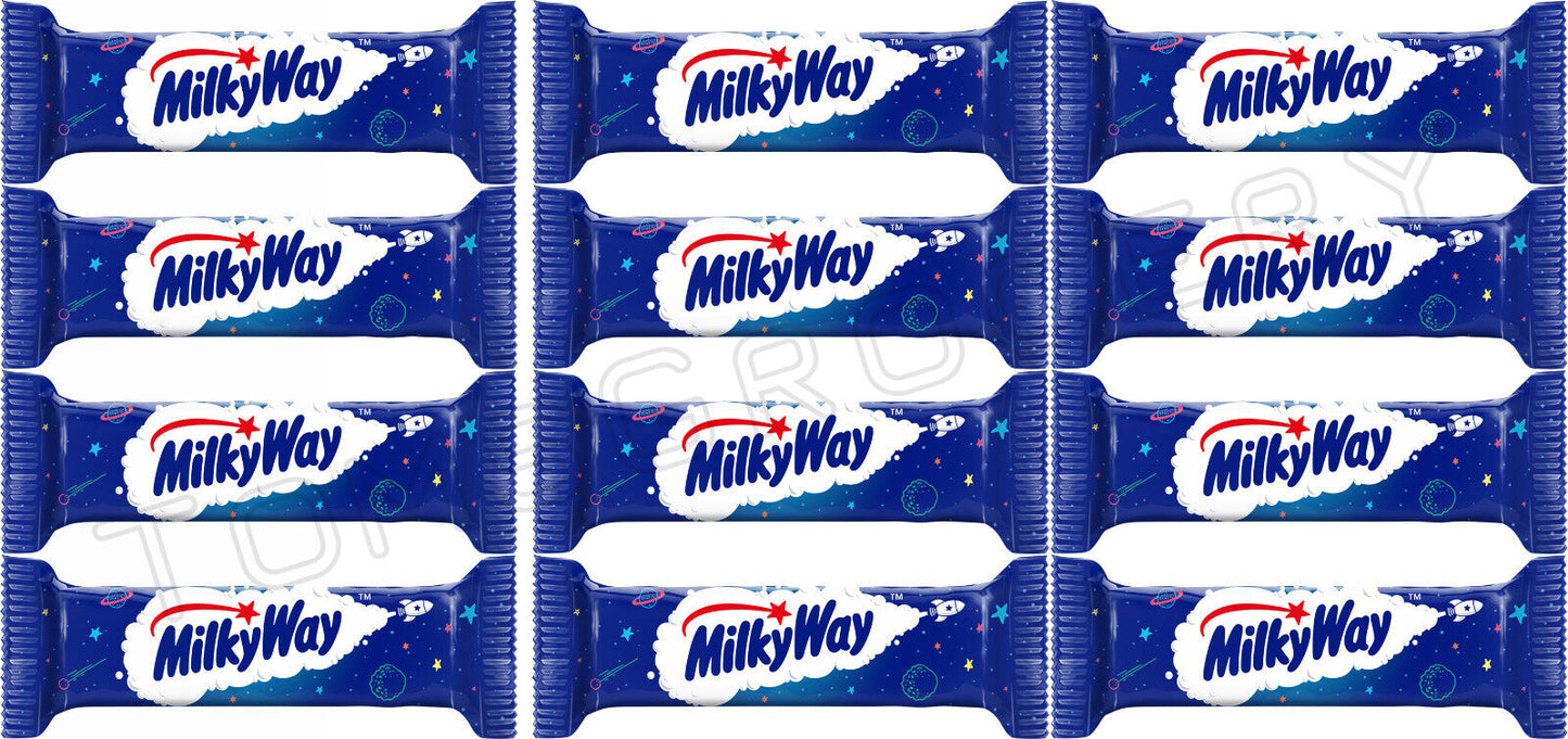 12 x NEW MILKY WAY Chocolate Bars Sweets Candy