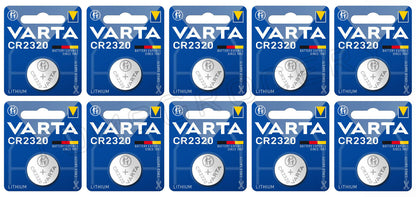 10 VARTA CR2320 LITHIUM Coin 3V 2320 6320 Button Cell Battery 135mAh
