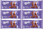 6 x MILKA CHOCO STICKS Milk Chocolate Covered Crunchy Fingers Snacks Candy Treat