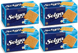 4 x SELGA Retro Condensed Milk Flavor Cookies European Snacks 180g