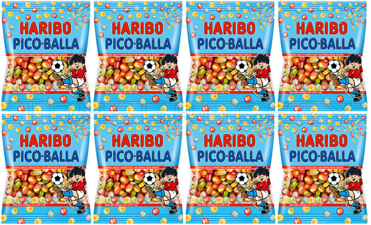 8 HARIBO PICO BALLA Gummies German Sweets Candy Treats 160g 5.6oz