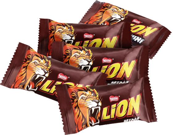 90 x Nestle LION MINI Chocolate Bars Bites Party Treats Candy Sweets