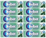 10 WRIGLEY'S ORBIT EUCALYPTUS Flavor Sugarfree Chewing Gum 14g 0.49oz
