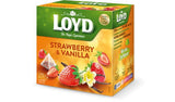 6 x LOYD STRAWBERRY & VANILLA Flavor Fruit Tea Boxes (120 servings)