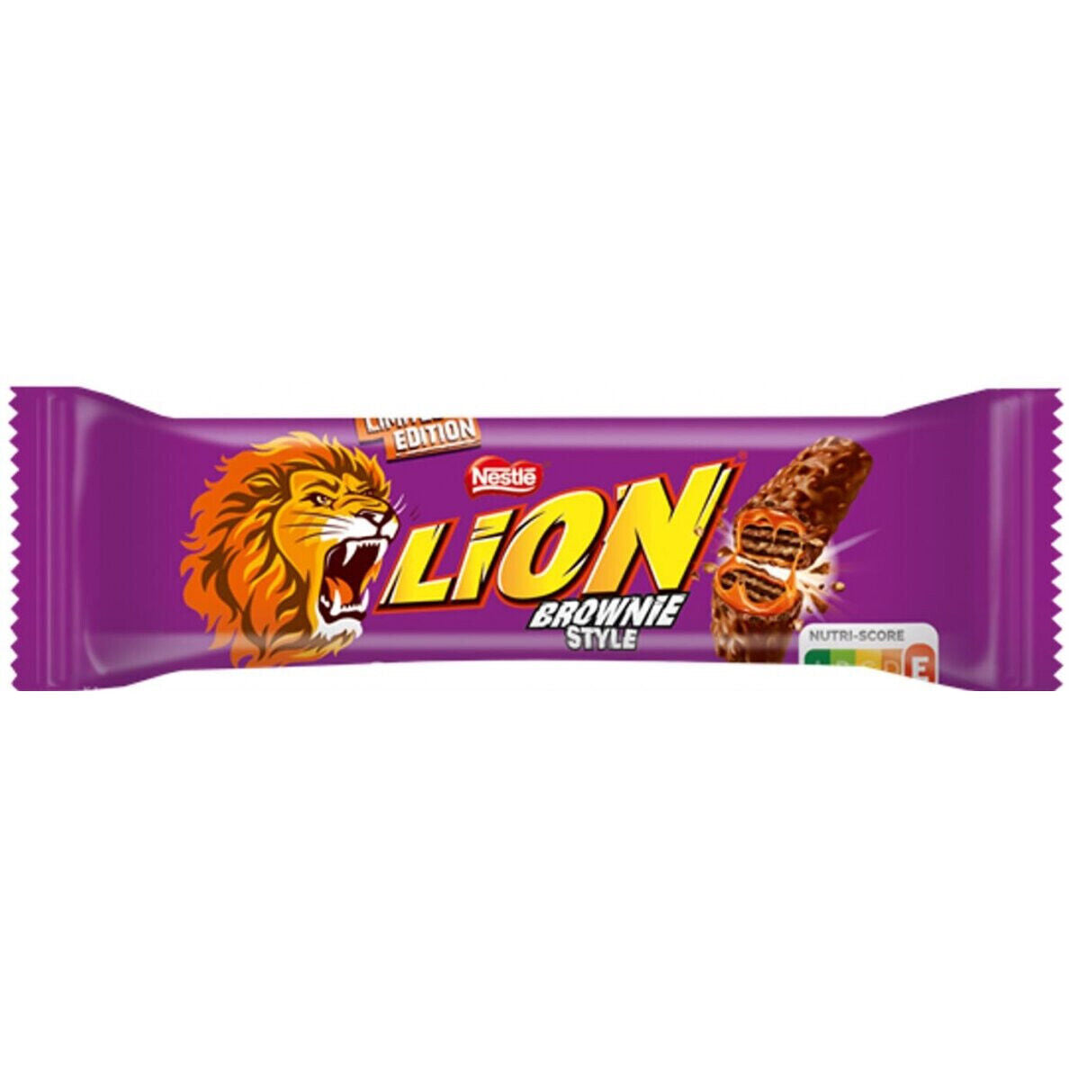 8 x LION BROWNIE STYLE Crisp & Creamy Chocolate Bars Sweets Candy European Snack